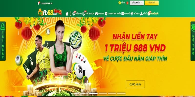 Khuyến mại FB88 khi tham gia game cược trực tuyến FB88